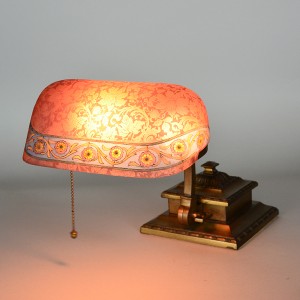 Bellova Coral Desk Lamp Vintage Glass Lighting